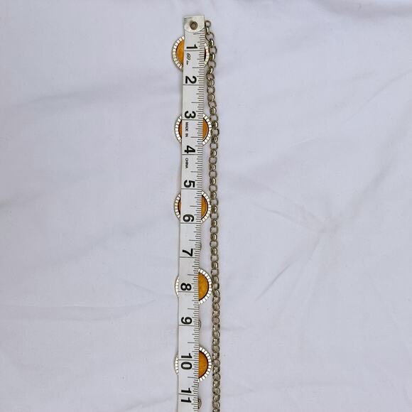 silver and orange waist belt - Picture 3 of 7